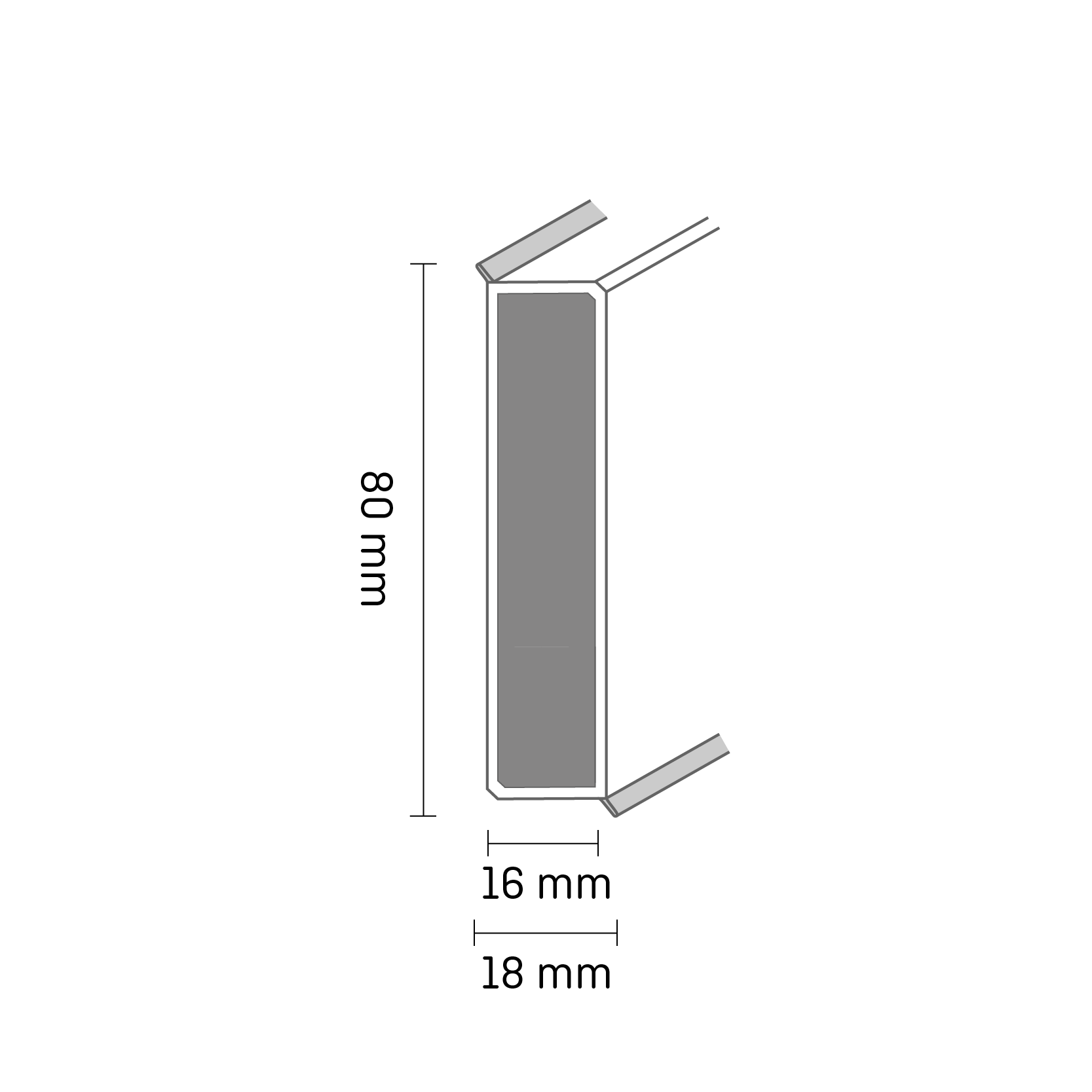 Kernsockelleiste Cubu flex life XL